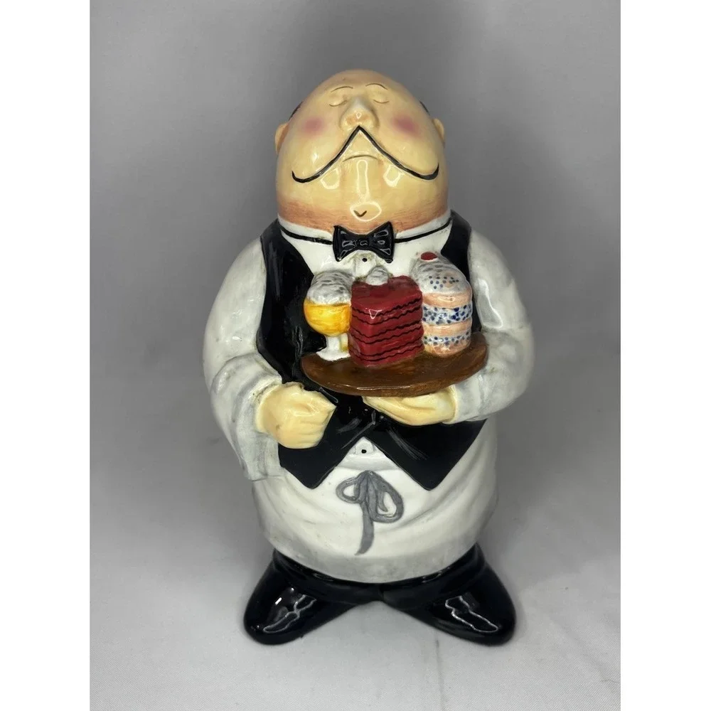 Vintage T. Flickinger Certified International Ceramic Butler Utensil Holder